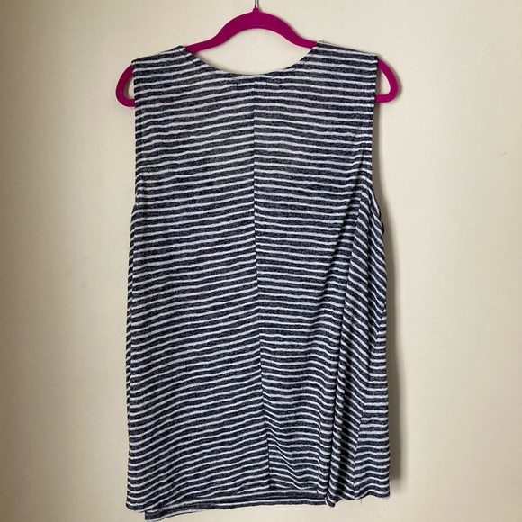 Lane Bryant Blue & White Tank, Size 22/24 - Picture 6 of 6